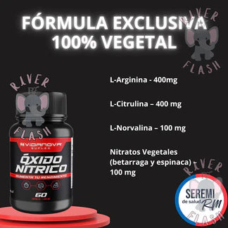 ⚡💥 ÓXIDO NÍTRICO – Salud Vascular y Potencia Física en Cada Cápsula 💪